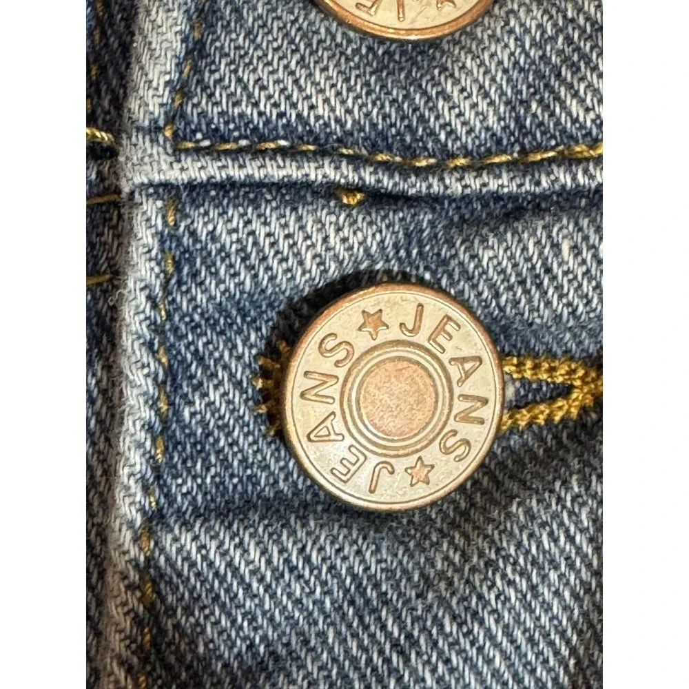 Denim Bib Overalls Womens Small Blue 100% Cotton Utility Workwear Pockets Casual